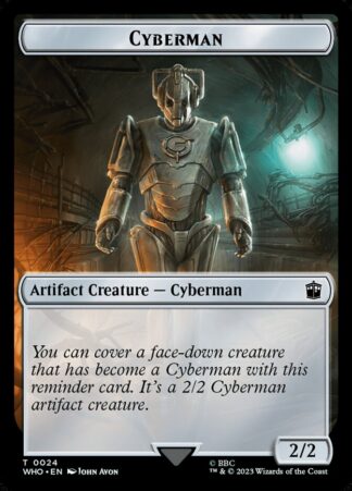 Cyberman Token // Alien Angel Token