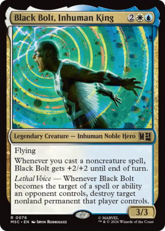 Black Bolt, Inhuman King Black Bolt, Inhuman King
