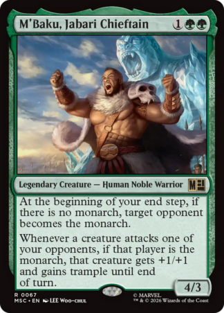 M’Baku, Jabari Chieftain M’Baku, Jabari Chieftain