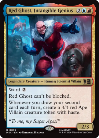 Red Ghost, Intangible Genius Red Ghost, Intangible Genius