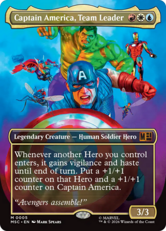 Captain America, Team Leader Captain America, Team Leader