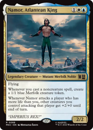 Namor, Atlantean King Namor, Atlantean King
