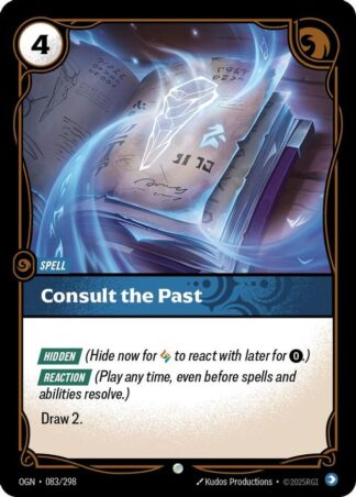 Consult the Past Consult the Past