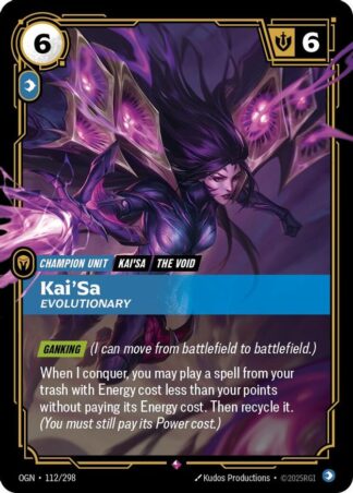Kai’Sa, Evolutionary Kai’Sa, Evolutionary