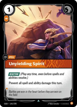 Unyielding Spirit Unyielding Spirit