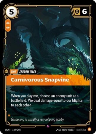 Carnivorous Snapvine Carnivorous Snapvine