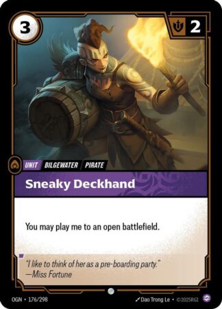 Sneaky Deckhand Sneaky Deckhand
