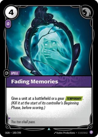 Fading Memories Fading Memories