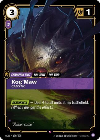 Kog’Maw, Caustic Kog’Maw, Caustic