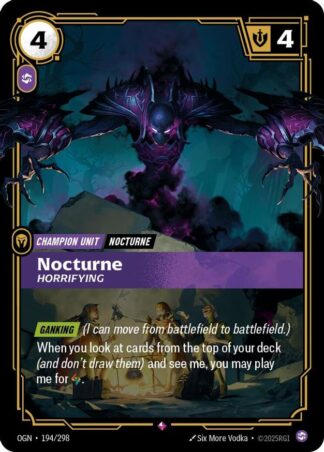 Nocturne, Horrifying Nocturne, Horrifying