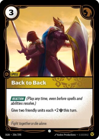 Back to Back Back to Back
