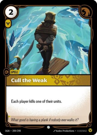Cull the Weak Cull the Weak