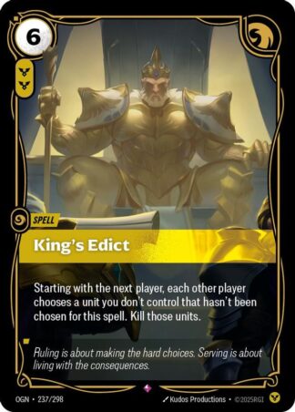 King’s Edict King’s Edict