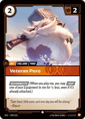 Veteran Poro Veteran Poro