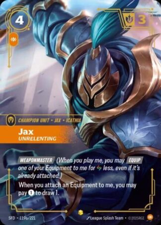 Jax – Unrelenting