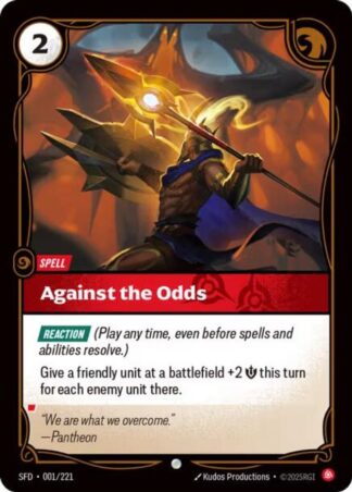 Against the Odds Against the Odds