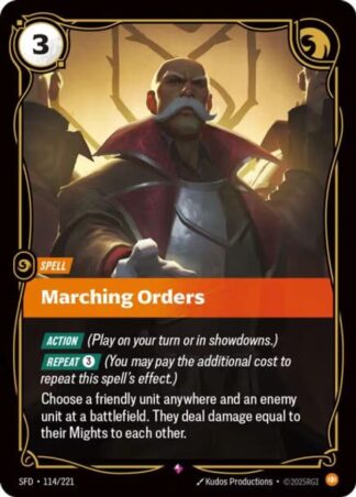 Marching Orders Marching Orders
