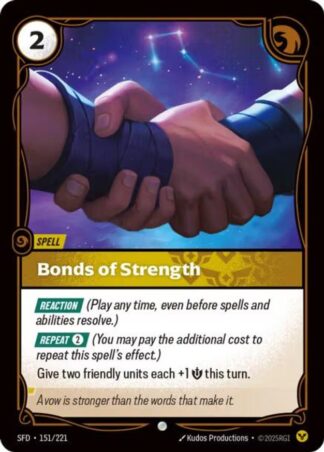 Bonds of Strength Bonds of Strength
