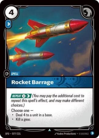 Rocket Barrage Rocket Barrage