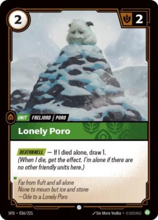 Lonely Poro Lonely Poro
