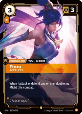 Fiora – Peerless Fiora – Peerless