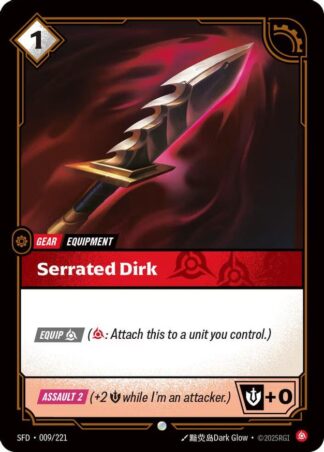 Serrated Dirk Serrated Dirk