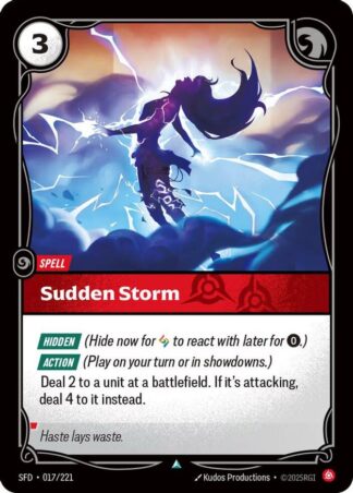 Sudden Storm Sudden Storm