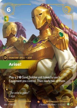 Arise! Arise!