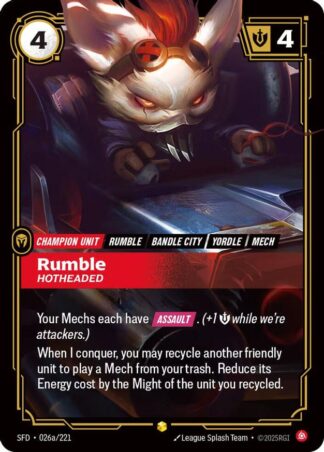 Rumble – Hotheaded Rumble – Hotheaded