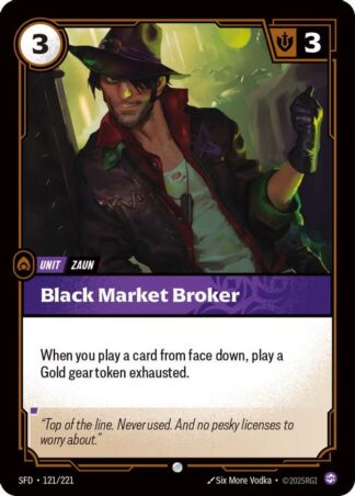 Black Market Broker Black Market Broker
