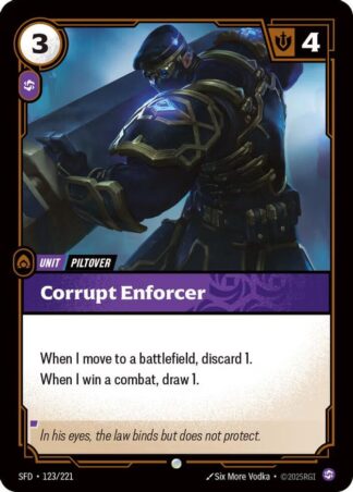 Corrupt Enforcer Corrupt Enforcer
