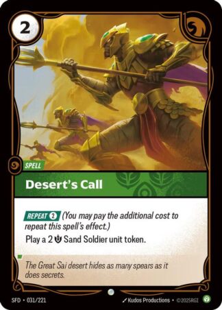 Desert’s Call Desert’s Call