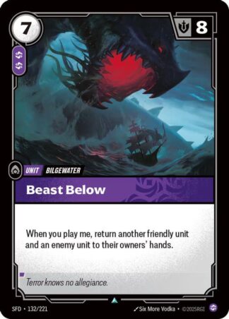 Beast Below Beast Below