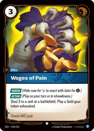 Wages of Pain Wages of Pain