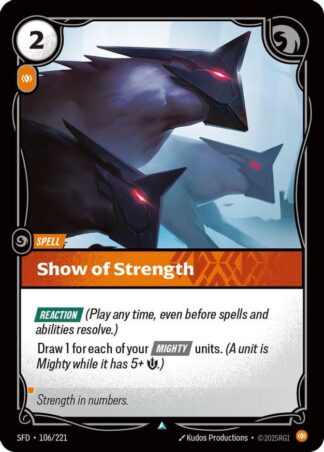 Show of Strength Show of Strength
