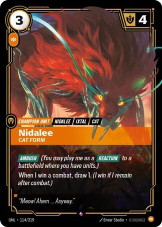 Nidalee, Cat Form Nidalee, Cat Form