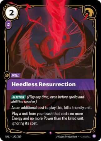 Heedless Resurrection Heedless Resurrection