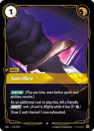 Sacrifice Sacrifice