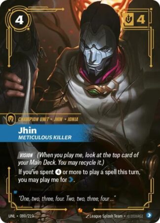 Jhin, Meticulous Killer Jhin, Meticulous Killer