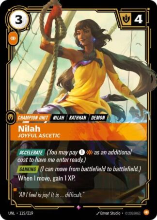 Nilah, Joyful Ascetic Nilah, Joyful Ascetic
