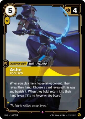 Ashe, Focused Ashe, Focused
