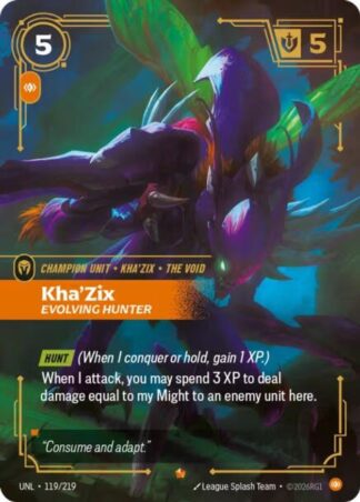 Kha’Zix, Evolving Hunter