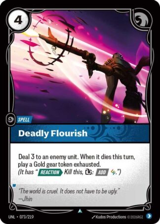 Deadly Flourish Deadly Flourish
