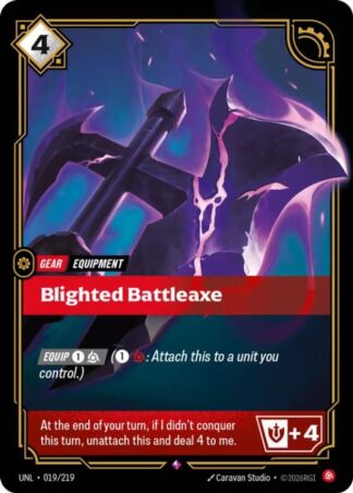 Blighted Battleaxe Blighted Battleaxe