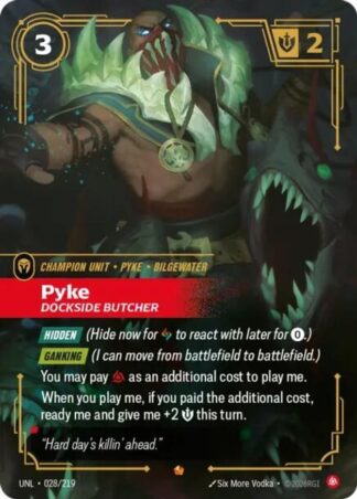 Pyke, Dockside Butcher Pyke, Dockside Butcher