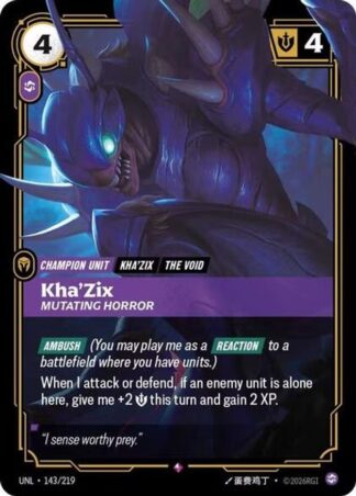 Kha’Zix, Mutating Horror Kha’Zix, Mutating Horror