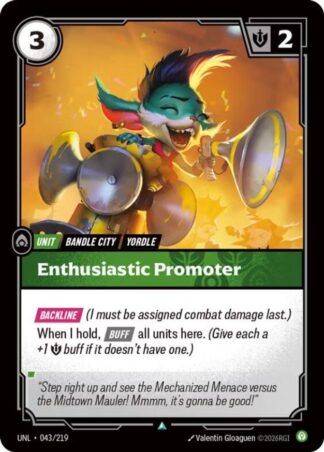 Enthusiastic Promoter Enthusiastic Promoter