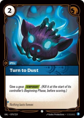 Turn to Dust Turn to Dust