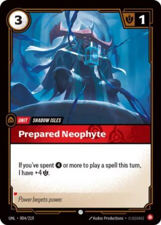 Prepared Neophyte Prepared Neophyte