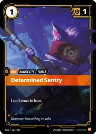 Determined Sentry Determined Sentry